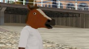 Маска коня для GTA San Andreas миниатюра 3
