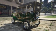 Ford T 1910 Passenger Open Touring Car for GTA 5 miniature 7