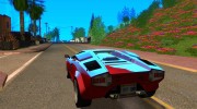 Lamborghini Countach для GTA San Andreas миниатюра 3