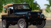 Jeep Wrangler for GTA San Andreas miniature 1