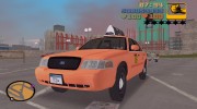 Ford Crown Victoria P70 LWB Taxi 2002-2006 г for GTA 3 miniature 1