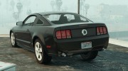 2005 Ford Mustang GT Mk.V для GTA 5 миниатюра 3