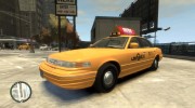 1995 Ford Crown Victoria LC Taxi for GTA 4 miniature 1