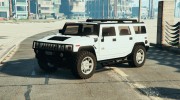 Hummer H2 для GTA 5 миниатюра 1