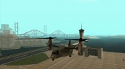 MV-22 Osprey для GTA San Andreas миниатюра 7