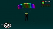 Rainbow Parachute para GTA San Andreas miniatura 3