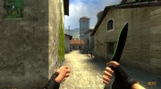 Green Trim/Carbon Grip Knife для Counter-Strike Source миниатюра 2