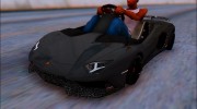 Lamborghini Aventador J Kart для GTA San Andreas миниатюра 1