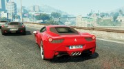 Ferrari 458 Italia 1.0.5 для GTA 5 миниатюра 3