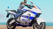Croatian Police Bike para GTA San Andreas miniatura 10