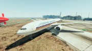 Boeing 777-200 Pack (Singapore, Emirates, British Airways) para GTA 5 miniatura 2