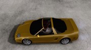 Acura NSX Targa для GTA San Andreas миниатюра 2