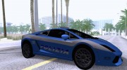 Lamborghini Gallardo LP560-4 Polizia для GTA San Andreas миниатюра 4