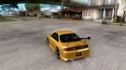 NISSAN SILVIA S14 CHARGESPEED FROM JUICED 2 для GTA San Andreas миниатюра 3