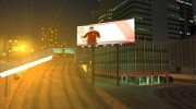 Анимированный рекламный щит PASTENT.TV для GTA San Andreas миниатюра 2