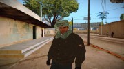 Милиционер в зимней форме V7 для GTA San Andreas миниатюра 1