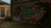 Граффити на гараже para GTA San Andreas miniatura 2
