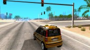 Fiat Panda Taxi для GTA San Andreas миниатюра 3