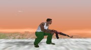 Red Tiger AK47 для GTA San Andreas миниатюра 3