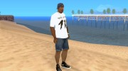 Рэперская футболка para GTA San Andreas miniatura 5