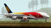 Airbus A380-800 Singapore Airlines Singapores 50th Birthday Livery (9V-SKI) para GTA San Andreas miniatura 10