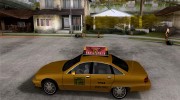 Chevrolet Caprice taxi для GTA San Andreas миниатюра 2