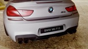 BMW M6 F13 Akrapovic para GTA San Andreas miniatura 4