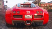 Bugatti Veyron 2009 1.1 для GTA 5 миниатюра 5