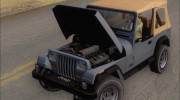 Jeep Wrangler для GTA San Andreas миниатюра 10