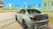 BMW M5 E60 TT Black Revel para GTA Vice City miniatura 5