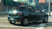 Dacia Sandero 2014 для GTA 5 миниатюра 3
