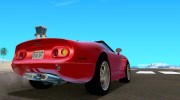 Shelby Series One 1998 для GTA San Andreas миниатюра 4
