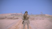 Ghost Desert Soldier Dark Mask with Backpack para GTA San Andreas miniatura 11