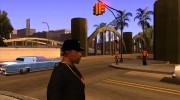 Кепка adidas black para GTA San Andreas miniatura 4