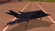 Lockheed F-117A Nighthawk для GTA San Andreas миниатюра 4
