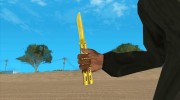 Butterfly Knife (Gold) para GTA San Andreas miniatura 3