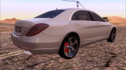 Mercedes Benz S350 Bluetec 2015 для GTA San Andreas миниатюра 2