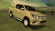 Toyota Hilux 2.8 2016 for GTA San Andreas miniature 1