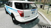 Ford Explorer NYPD ESU 2013 para GTA 4 miniatura 3