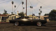 1970 Dodge Charger for GTA 5 miniature 4