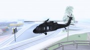 Blackhawk UH60 Heli para GTA San Andreas miniatura 5