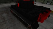 Черно-красные зоны пробития PzKpfw VI Tiger для World Of Tanks миниатюра 3