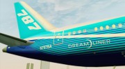 Boeing 787-8 Boeing House Colors (Dreamliner Prototype) для GTA San Andreas миниатюра 11