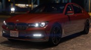2016 BMW 750Li v1.1 для GTA 5 миниатюра 4