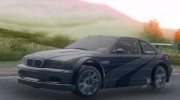 BMW M3 GTR для GTA San Andreas миниатюра 3