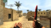 Red&Black Knife-Recolor for Counter-Strike Source miniature 2