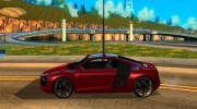 Audi R8 light tunable для GTA San Andreas миниатюра 2