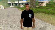 Черная футболка TAEKWON-DO ITF для GTA San Andreas миниатюра 1