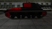 Черно-красные зоны пробития T25 AT для World Of Tanks миниатюра 5
