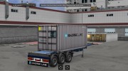 JBK 5 Containertrailer (MDM) для Euro Truck Simulator 2 миниатюра 4
